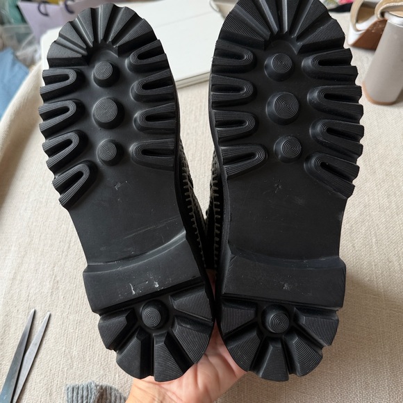 Anthropologie NWT Laidback London Setsu Side Zip Ankle Boot Black Leather warm❤️ - Picture 6 of 14